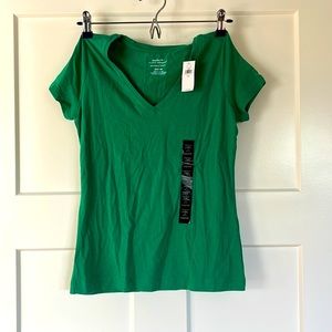 Banana Republic timeless T xxs green